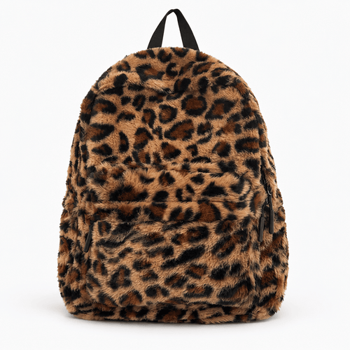 Kids Plush Leopard Backpack - Charlie