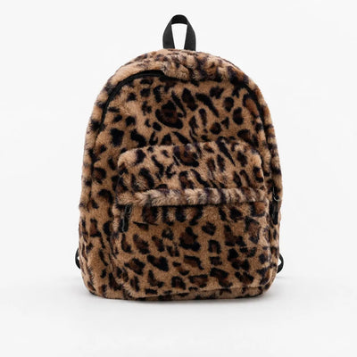 The Sunday Avenue Leopard Kids Plush Leopard Backpack - Charlie