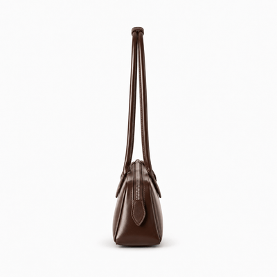 The Sunday Avenue Libra Covenette Brown Elongated Shoulder Bag