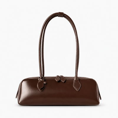 The Sunday Avenue Libra Covenette Brown Elongated Shoulder Bag