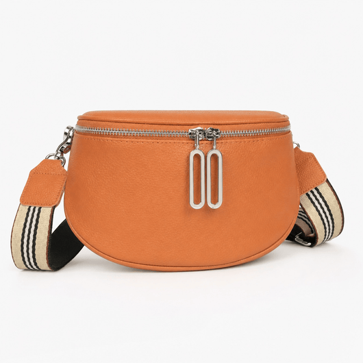 The Sunday Avenue Light Brown Compact Travel Waist Bag - Imogen