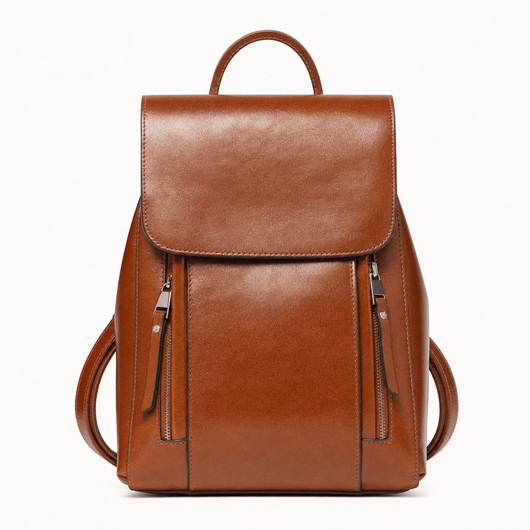 The Sunday Avenue Light Brown Everyday Work Travel Backpack - Helena