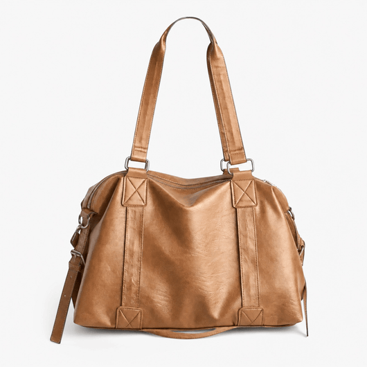 The Sunday Avenue Light Brown Large Soft Shoulder Bag - Winifred