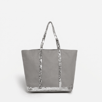 The Sunday Avenue Light Grey Spacious Everyday Work Tote - Daisy