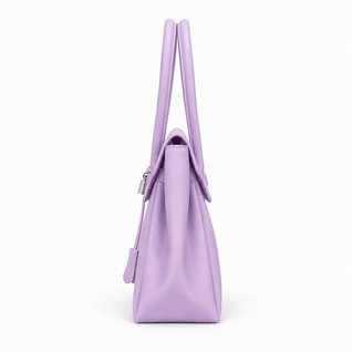 Matte Jelly PVC Tote Bag with Lock - Georgia