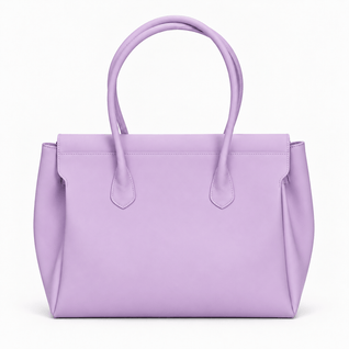 Matte Jelly PVC Tote Bag with Lock - Georgia