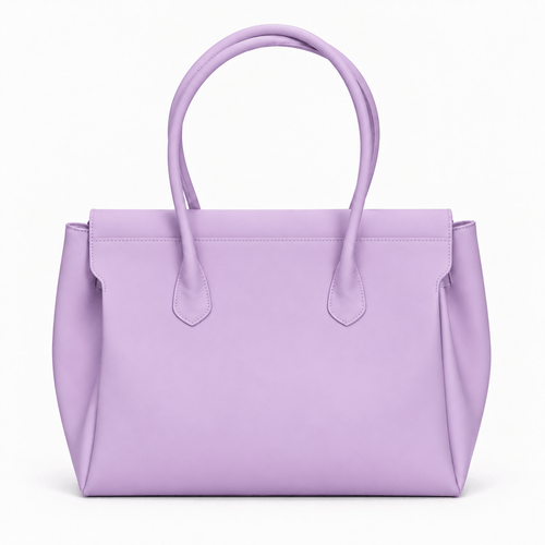 Matte Jelly PVC Tote Bag with Lock - Georgia
