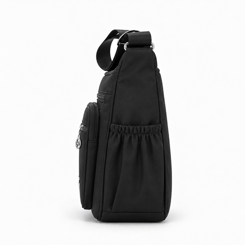 Nylon Multi-Pocket Shoulder Bag - Hermione