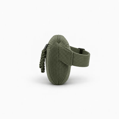 The Sunday Avenue Lise Green Corduroy Belt Bag
