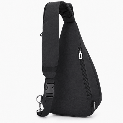 Men's Nylon Sling Bag with Anti-Theft Pocket - Marcella