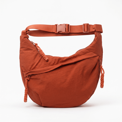 The Sunday Avenue Orange Oversize Travel Bum Bag - Perry
