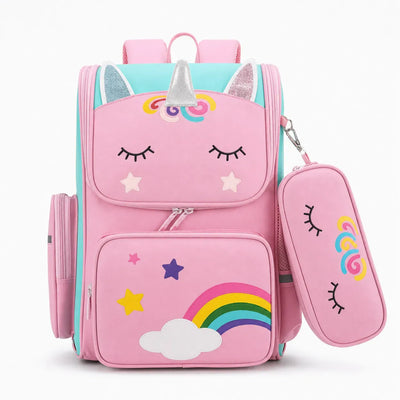 The Sunday Avenue Pink Girls Unicorn School Bag - Reggie