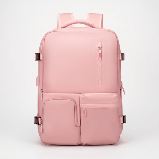 The Sunday Avenue Pink Spacious Work Backpack - Kitty