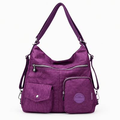 The Sunday Avenue Purple Stacey Blue Convertible Multi-Pocket Bag