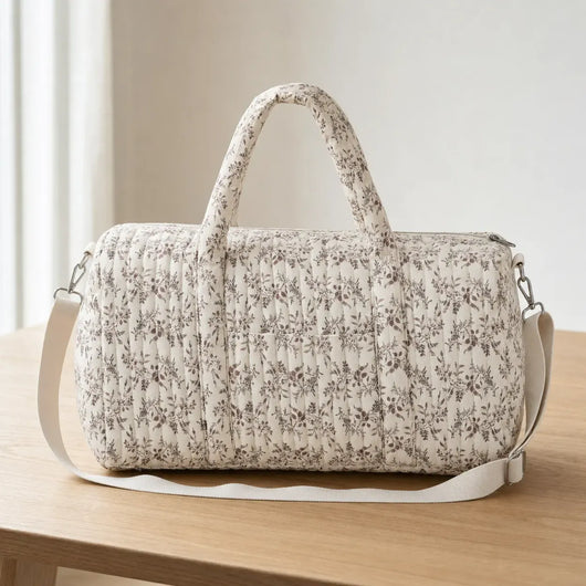 The Sunday Avenue Quilted Floral Diaper Bag - Eleanor
