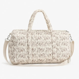 Quilted Floral Diaper Bag - Eleanor