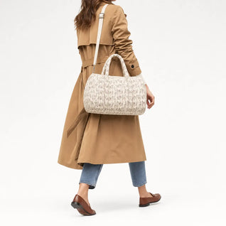 Quilted Floral Diaper Bag - Eleanor