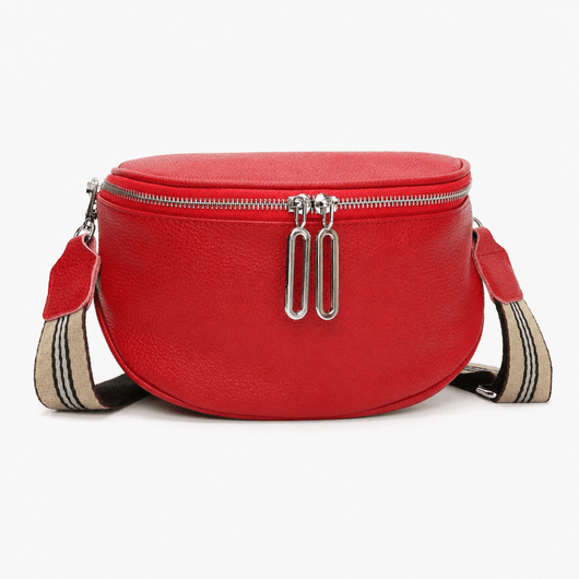 The Sunday Avenue Red Compact Travel Waist Bag - Imogen