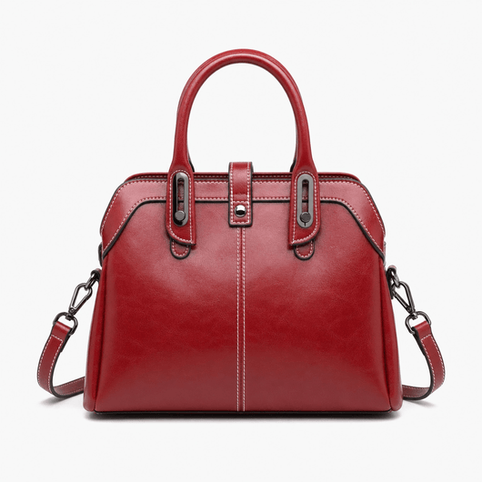 The Sunday Avenue Red Everyday Compact Handbag - Nora