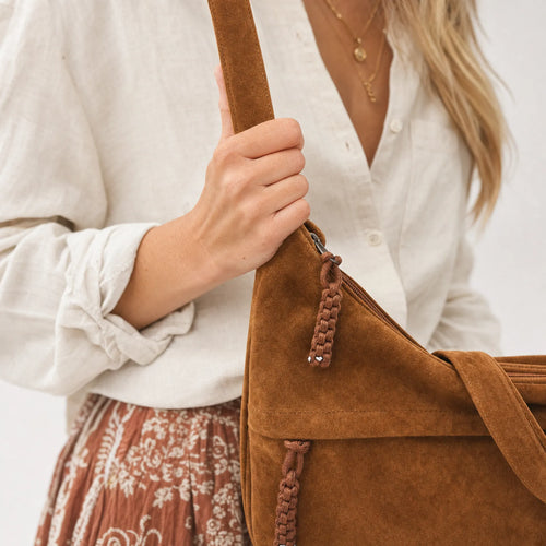 Soft Rounded Shoulder Bag - Alfreda