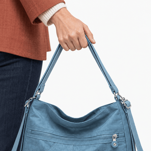 The Sunday Avenue Stacey Blue Convertible Multi-Pocket Bag
