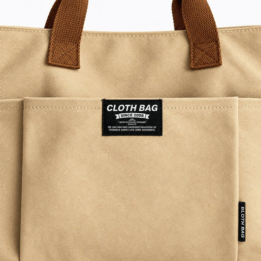 The Sunday Avenue Structured Canvas Tote Bag for 15.6" Laptops - Honora