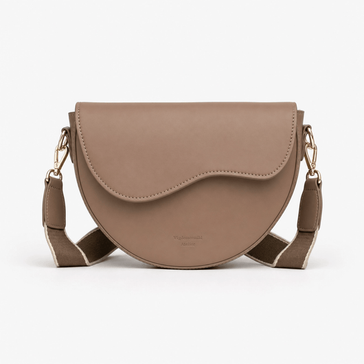 The Sunday Avenue Taupe Sleek Waist Bag - Yasmin