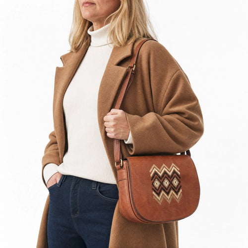 Vintage Flap Buckle Crossbody - Teresa