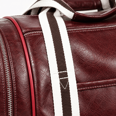 The Sunday Avenue Waterproof PU Leather Duffel Bag with Shoe Compartment