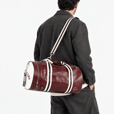 The Sunday Avenue Waterproof PU Leather Duffel Bag with Shoe Compartment