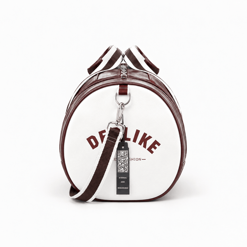 Waterproof PU Leather Duffel Bag with Shoe Compartment - Ella