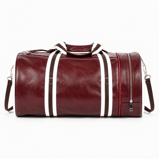 The Sunday Avenue Waterproof PU Leather Duffel Bag with Shoe Compartment
