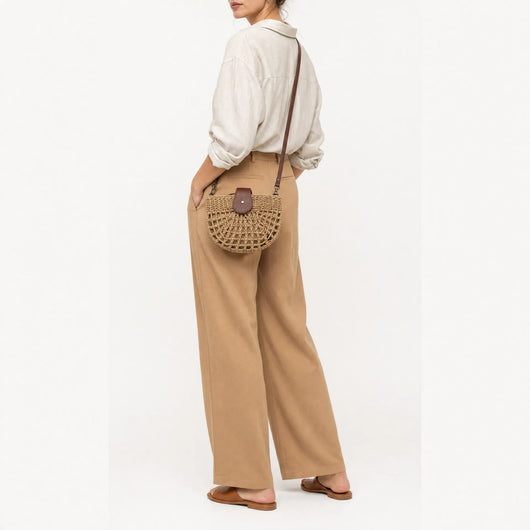 The Sunday Avenue Wavy Flap Shoulder Bag - Christina