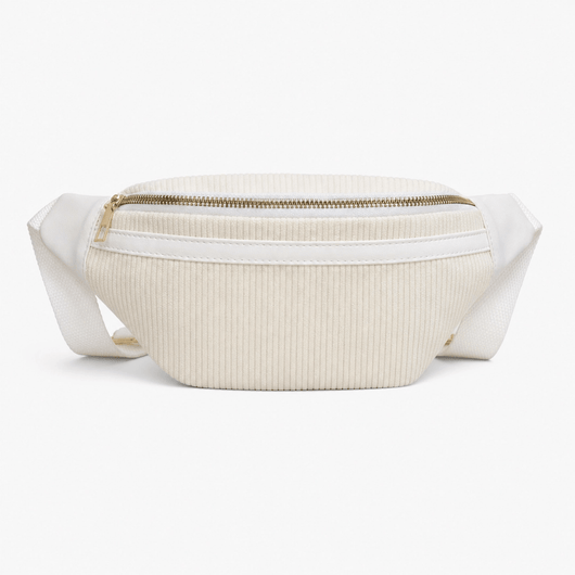 The Sunday Avenue White Compact Crossbody Travel Bag - Octavia