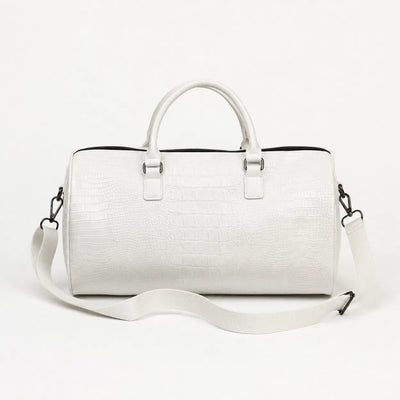 The Sunday Avenue White Large Capacity Travel Bag - Morgan