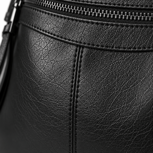 Women's PU Leather Multi-Compartment Shoulder Bag - Dahlia