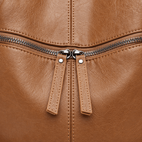 Women's Vintage PU Leather Convertible Backpack - Rosamund