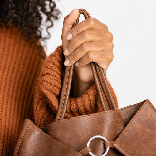 Work Clasp Tote - Fleur