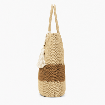 The Sunday Avenue Woven Structured Flap Handbag - Bryony